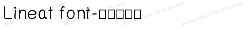 Lineat font字体转换